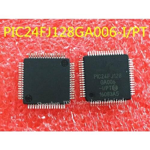 100% New&original PIC24FJ128GA006-I/PT QFP64