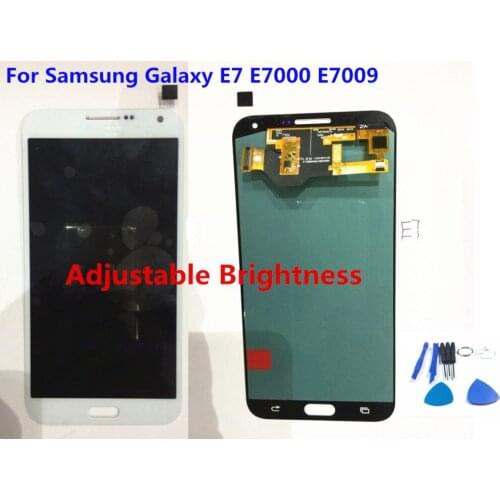 100% Tested AMOLED E7 E7000 E7009 LCD Display Touch Screen Digitizer Assembly Without Frame For Samsung Galaxy E7 E7000 E7009