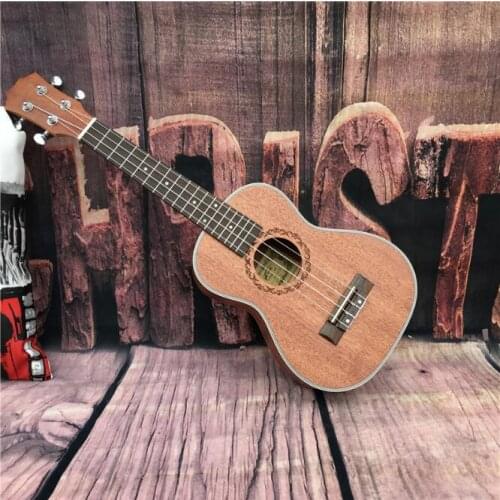 21 Inch Ukulele Hawaii Wooden Nylon String Guitar Sapele mini Acoustic Guitar Ukulele Music Instrument for Adult Children UK2133