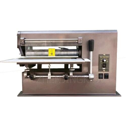 220V All Electric Leather Slitting Machine Small Motor Driven Slitting Apparatus With Motor Factory Processing Equipment Tool