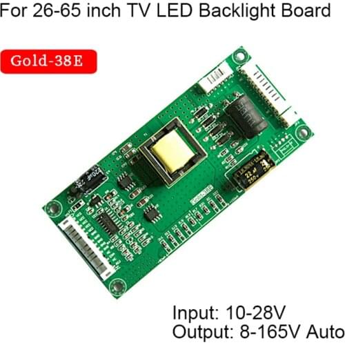 26-65 inch 8-165V Auto LED LCD TV backlight board LED boost constant current board Adjustable current Gold-38E