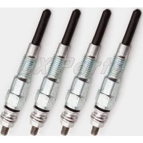 4PCS 19077-65512 Glow Plug Fit Kubota Diesel ​Engine V2203 L2600 L2900 L3200 L3400 L3600 L3800 L4200 L4610 L5030