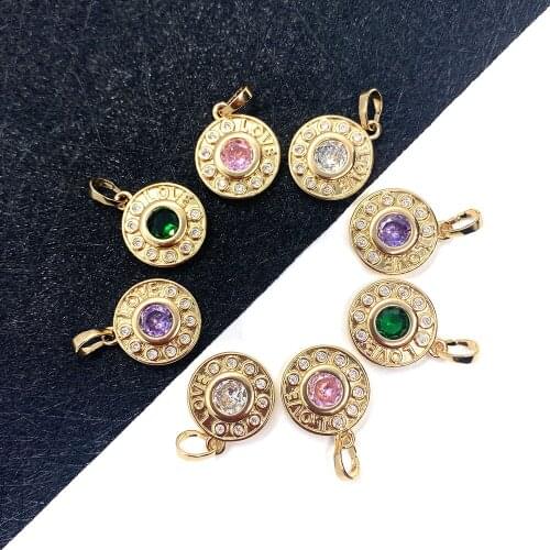 5pcs/bag of Exquisite Natural Crystal Pendant 11X14mm DIY Handmade Jewelry Accessories Irregular Ladies Jewelry