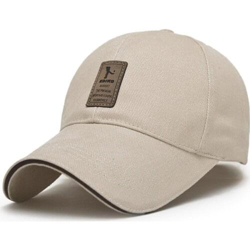 Baseball Cap Mens Adjustable Cap Casual Dad Hats Solid Color Fashion Snapback Summer Fall Hat