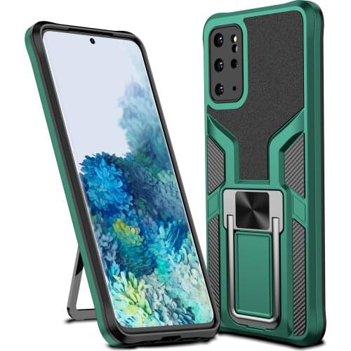 For Samsung Galaxy S20 Ultra Case Soft Silicone With Stand Ring shockproof protective Back Cover Case For samsung S20 Plus s20