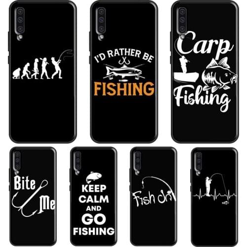 Fishing Fishermen Fish Case For Samsung A32 A52 A72 A12 A42 A20S A30S A40 A50 A70 A21S A11 A31 A41 A51 A71 Cover