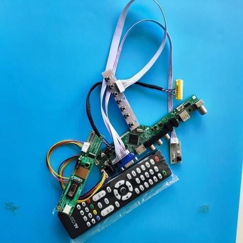 For LP133WX1(TL)(N2) Driver Board 30pin VGA AV TV Controller USB Module Digital Signal HDMI 1 lamps 13.3" New 1280X800