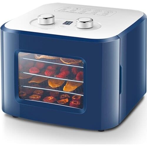 Food Dehydrator Fruit Dryer Electric Dried Fruit Machine Vegetable Beef Snack Meat Drying Machine 4 Layer Stainless Steel Grid