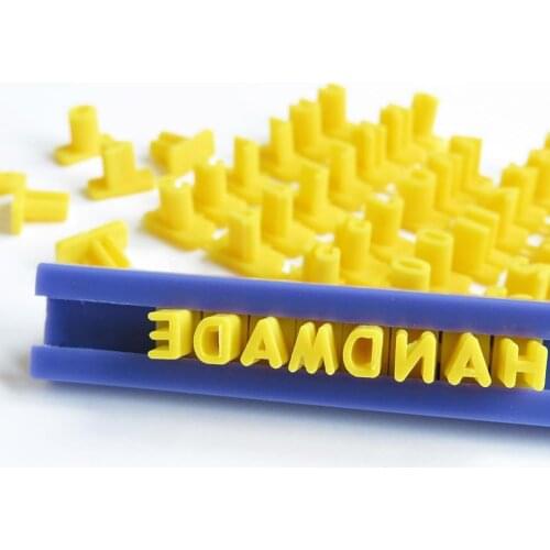 Alphabet Letter Number Cookie Mould Press Stamp Embosser Cutter Fondant Mould Craft Sugar fondant chocolate Silicone Mold