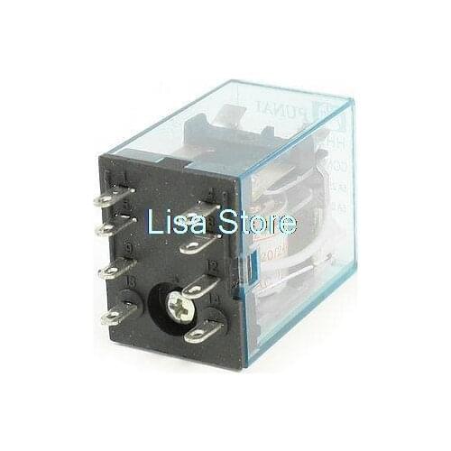 HH52P AC 220V Coil DPDT 2NO 2NC 8P General Purpose Power Relay