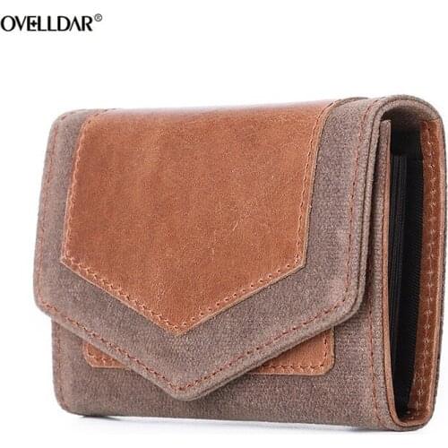 Genuine Leather Card Case Oil Wax Rfid Large Capacity Credit Card Coin Purse Multifunctional Mens and Womens Wallet