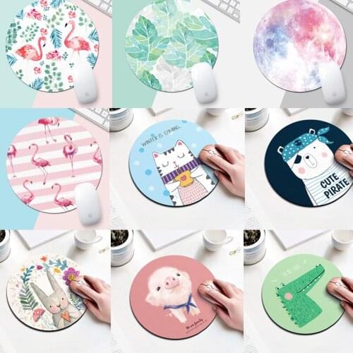 Cartoon Flamingo Office Desk Mat Office Accessories Set School Supplies Office Desk Organizer High Quality Mouse Desk Tools