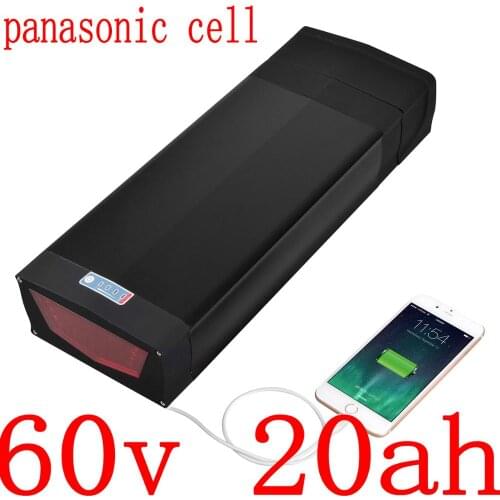 60V 1500W 2000W 2500W Electric Bike battery 60V 20AH Electric Bike Battery 60V 15AH 17AH 20AH Lithium Battery use panasonic cell