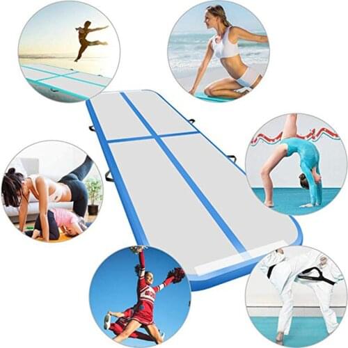 3/4/5m Air track rhythmic gymnastics gym mat Yoga Mattress Wear-resistant Inflatable wrestling mats tumbling platform for kids