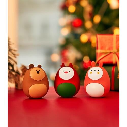 Cute Hand Warmer Winter Mini Hand Warmer Portable Christmas Cute Pet Mobile Power Double-Sided Heating Bear Battery Rechargeable