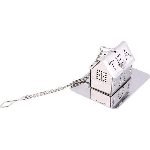 Stainless Steel House Shape Tea Infuser Loose Leaf Tea Strainer Filter Multifunctional Tea Infuser Kitchen Accessories