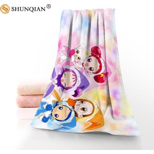 New Custom Ojamajo Towel Printed Cotton Face/Bath Towels Microfiber Fabric For Kids Men Women Shower Towels YT567
