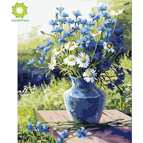 Full Square Diamond Painting Flowers Picture Of Rhinestones Beads Embroidery Daisy Diamond Mosaic Full pebble round Layout Kits