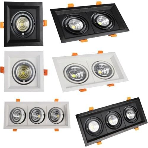 Dimmable square Led downlight light COB Ceiling Spot Light 10w 20W 30W ceiling recessed Lights Indoor Lighting