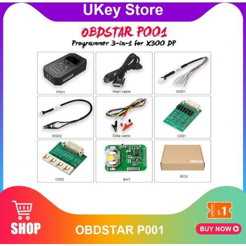 OBDSTAR P001 Programmer RFID & Renew Key & EEPROM Functions 3 in 1 Get Free Toyota Simulated Smart Key