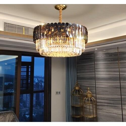 Luxury Crystal Pendant Lights Led Indoor Lighting Lamp Modern Bedroom Living Dining Room Decor Hotel Villa Hanging Light Fixture