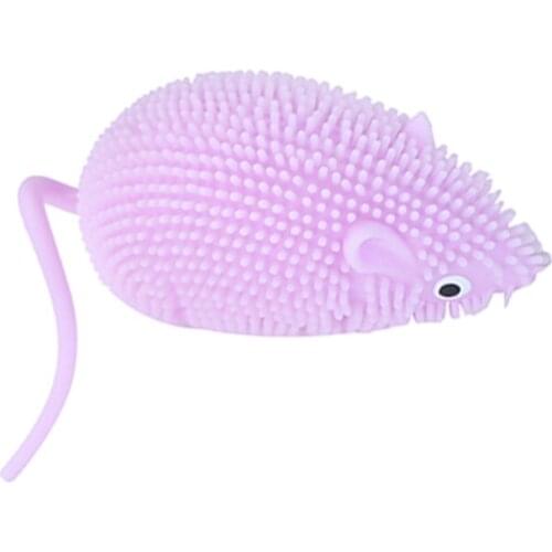 T5EC Sensory Ball Decompression Vent Ball Toy Rat Interactive Stress Relief Toy Novelty Fidget Gift for Office Autism Therapy