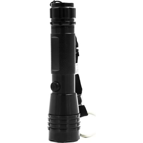 Outdoor camping hiking with key chain waterproof lighting 1AA portable mini LED aluminum alloy strong light small flashlight