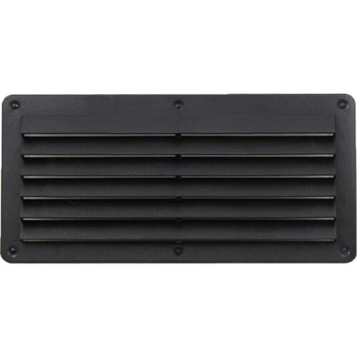 5x10 "RV Motorhome Yacht Marine Louver Air Outlet Vent Black