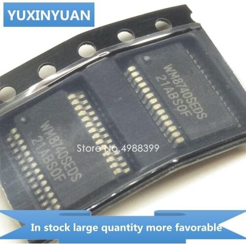 YUXINYUAN 2PCS WM8740SEDS WM8740 WM 8740SEDS 8740 SSOP28 in stock