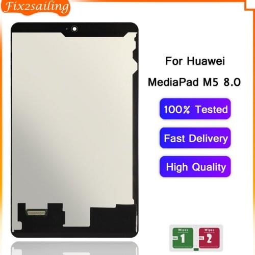 8.0" New LCD For Huawei Mediapad M5 Lite 8 2019 JDN2-W09 JDN2-AL00 JDN2-L09 Display Touch Screen Digitizer Assembly Tested