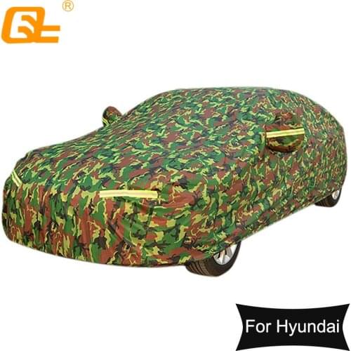 Winter plus cotton Car Covers Outdoor Waterproof Sun Rain Snow Protection UV for Hyundai santa fe tucson sonata tucson