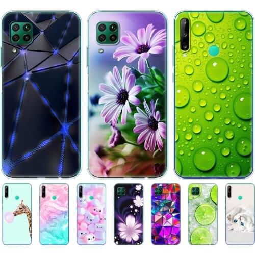 For Huawei P40 Lite Case Soft Transparent TPU Silicon Phone Cover For Huawei P40 Lite E P40Lite Bumper Coque Back