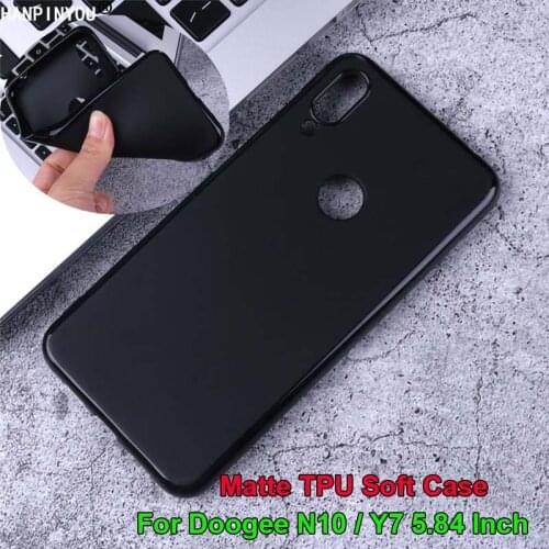 For Doogee N10 / Y7 5.84" Ultra Thin Matte Soft TPU Silicone Gel Case Flexible Protective Shell Back Pudding Cover