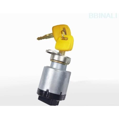 For HITACHI ZX60/70/120/200-3-5-6/210 Excavator ignition switch Start switch electric door lock excavator accessories