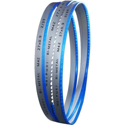 Band Saw Blad (Length Customized) 2908-3810mmx 27mm x 0.9mm Bi-metal BandSaw Blade For Cutting Metal 1"X0.035" Quality Assurance