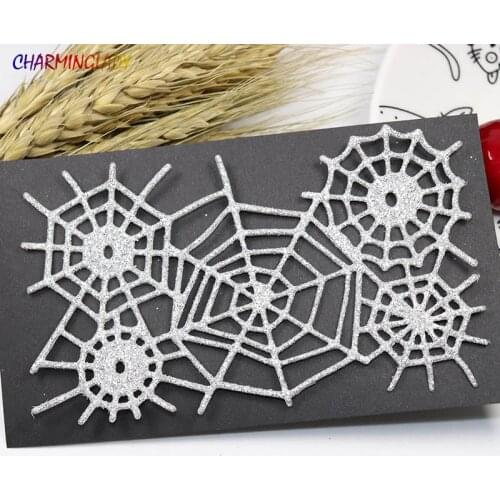 Metal cutting dies cut web net background Hallows Scrapbook card album paper craft stencils template punch
