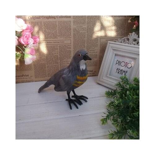 Simulation cute Rhododendron 16x26cm model polyethylene&furs bird model home decoration props ,model gift d640