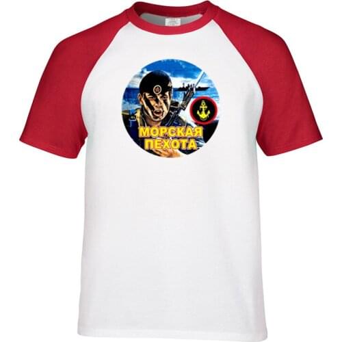 Men clothes 2019 Marine Corps of Russia Where we are there is victory Fashion Print T-shirt Mens Pattern Mens Cotton T-Shirt