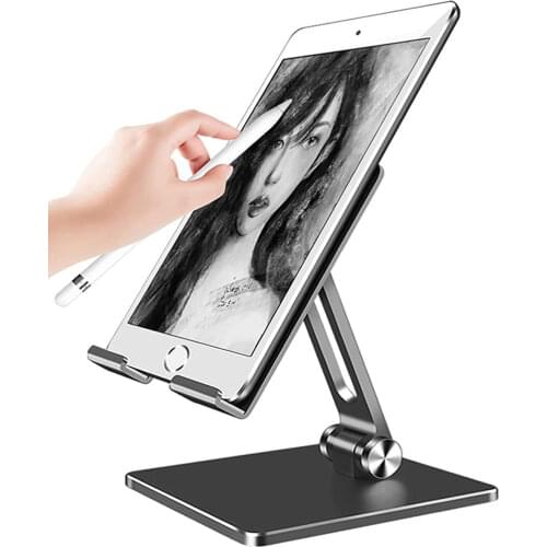 Desk Mobile Phone Holder Stand For iPhone iPad Xiaomi Metal Adjustable Desktop Tablet Holder Universal Table Cell Phone Stand