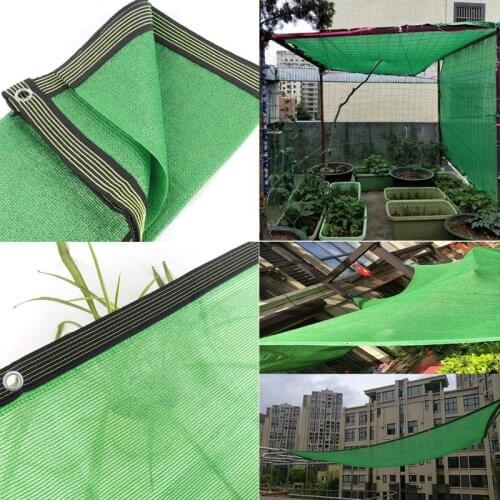 Upgraded 6Pin Green Anti-UV HDPE Sunshade Net Awnings Swimming Pool Shading Net Succulent Plant Cover Sun Shelter Sun Shade Net