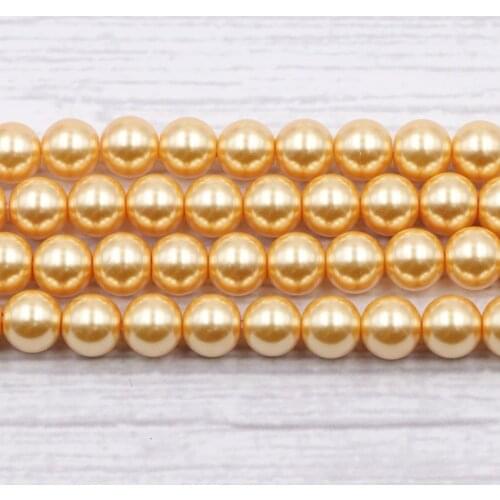 Wholesale 4/6/8/10mm Round Ball Loose Glass Pearl Spacer Beads Faux Pearls Accessories Beads DIY Jewelry Making Gift Findings B7