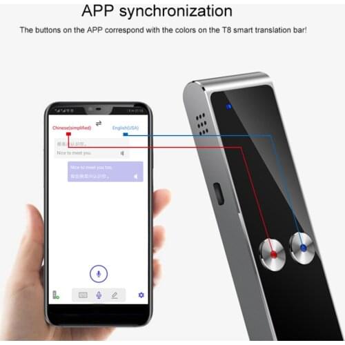 Translation Stick Smart Translator Handheld Travel Voice Interpreter Business Multilingual