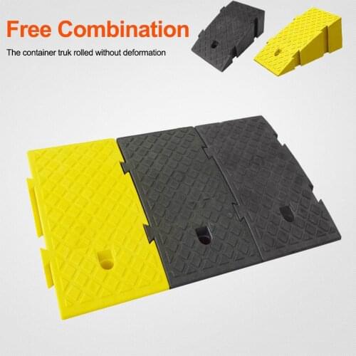 Portable Lightweight Plastic Curb Ramps Heavy Duty Plastic Threshold Ramp Kit Set For Car Bike Motorcycle With 16CM Height