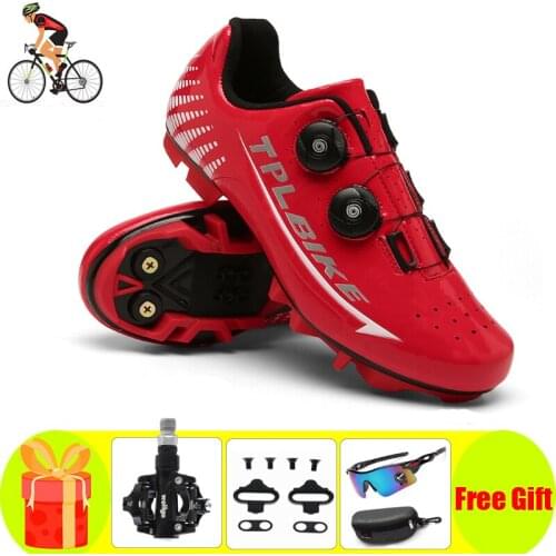 Sapatilha Ciclismo Professional Self-Locking MTB Cycling Shoes Road Bike Sneakers Racing Outdoor Nonslip Bicycle Shoes