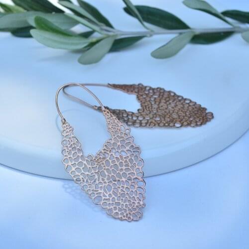 Handmade silver earrings free shipping from Turkey