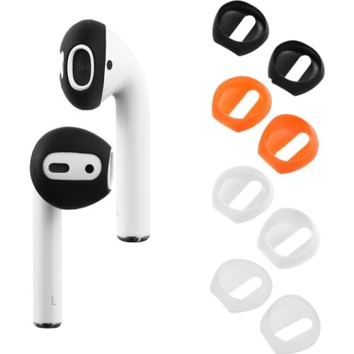 1 Pairs Soft Ultra Thin Anti Slip Earphone Silicone Case Protective Cover Tips Earbud For Apple Airpods Earpods Earphone Parts