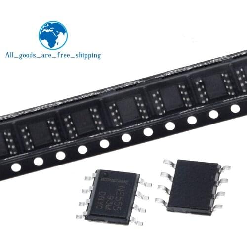 10PCS/Lot NE555 NE555N 555 NE555DR NE555DT SMD Chip SOP-8 New Original sop8