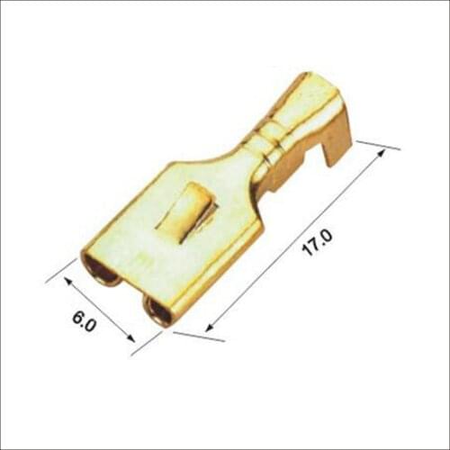 1000PCS Terminals DJ623-E4.8A wire connector female cable connector male terminal Plugs sockets seal Copper H62Y2