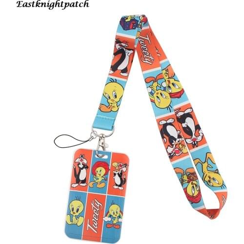12pcs/lot E2770 Cartoon Animals Card Holder ID Holder Bus Card Holder Staff Card With Lanyard