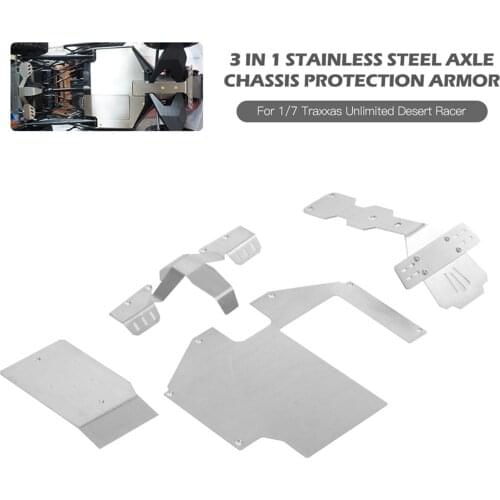 3x RC Chassis Set for 1:7 Trax-xas Unlimited Desert Racer UDR DIY Accs